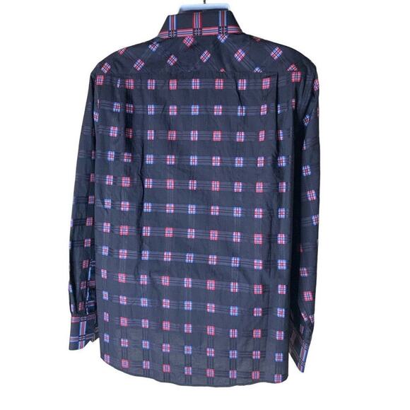 Ben Sherman Premium Special Brew Mens Shirt Size XXL With Matching Tie Plaid - Picture 2 of 9